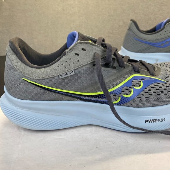 Saucony Women's S10830-15 Ride 16 Running Shoes, Fossil/Pool, Size 9.5 Wide US - Picture 15 of 15